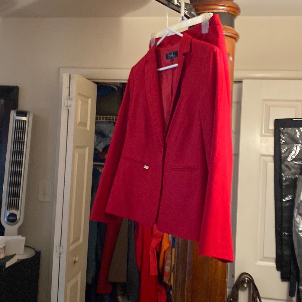 2pcs red skirt set nice